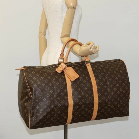 LOUIS VUITTON Monogram Keepall 60 Boston Bag - Picture 14 of 16
